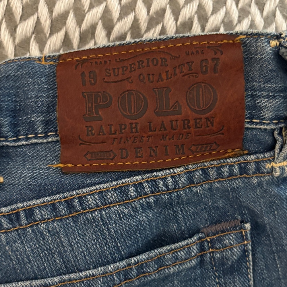 R Lauren Polo Jeans Classic Blue Denim